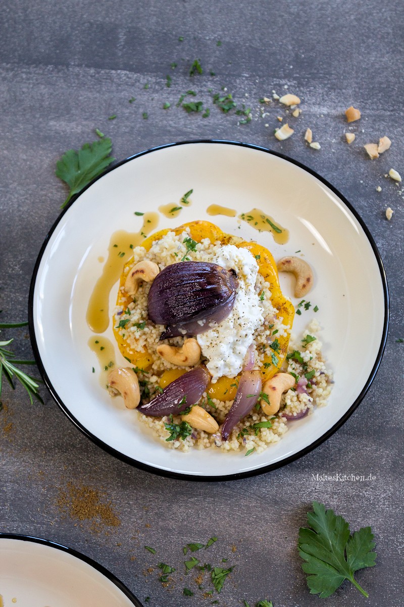 Superleckere gefüllte Paprika mit Couscous