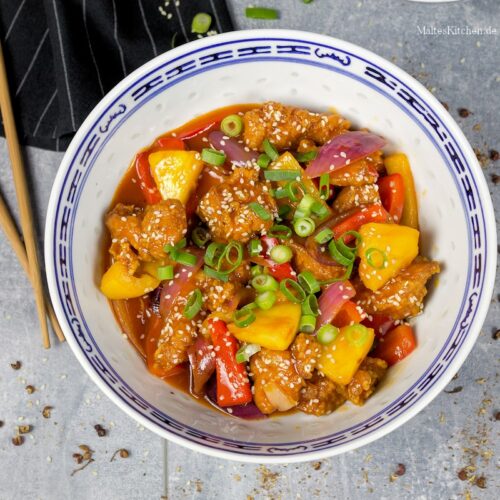 Rezept für Hähnchen süßsauer