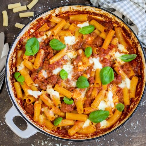 Rezept für eine Tomatensauce mit Salsiccia