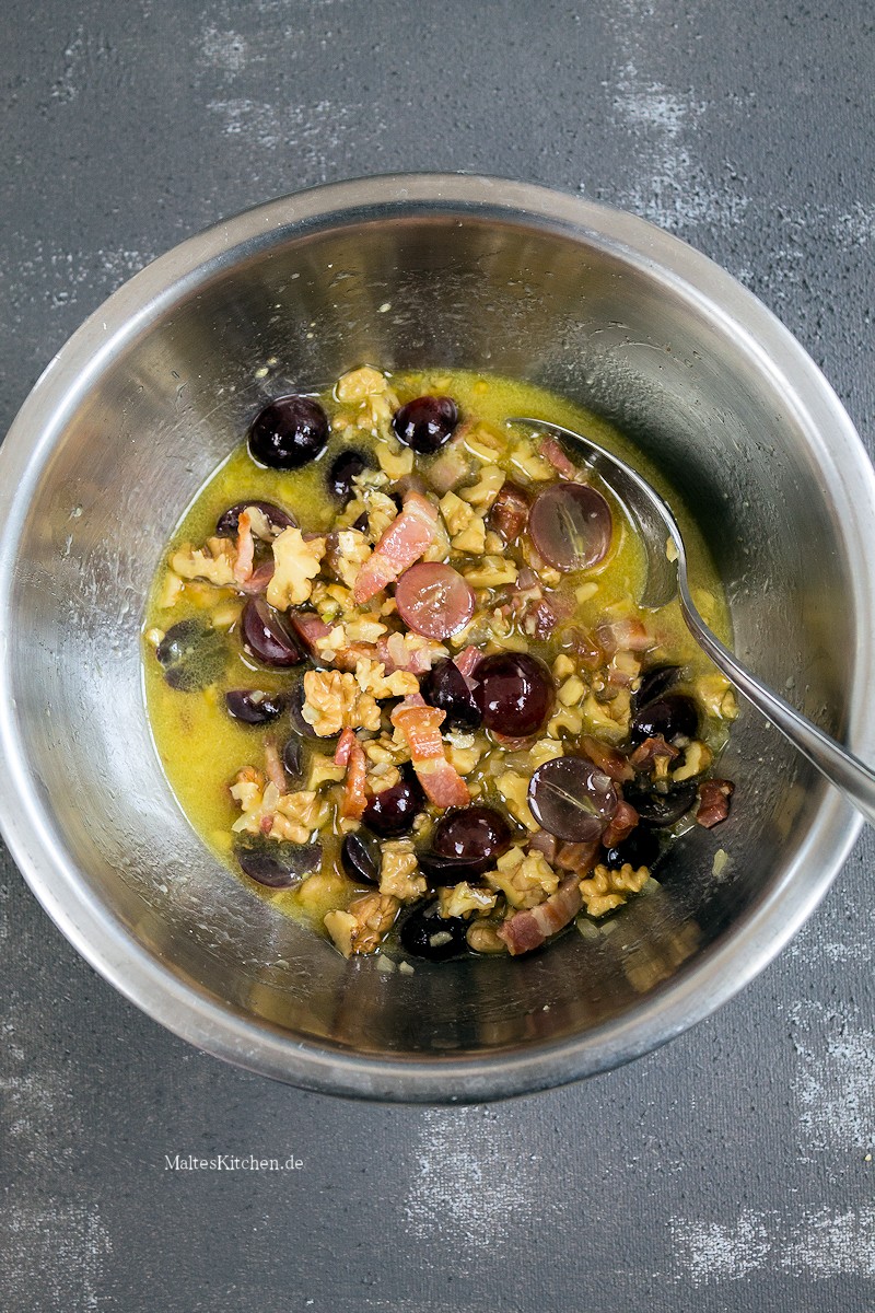 Trauben-Speck-Vinaigrette