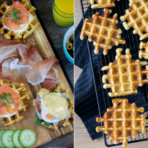 Herzhafte Waffeln zum Brunch