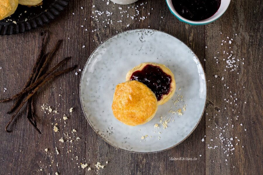 Rezept für Scones mit Vanillecreme