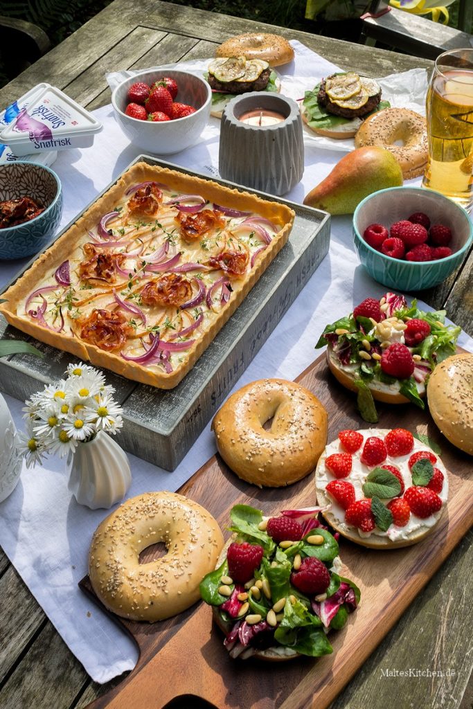 Picknick mit Tarte und Bagels!