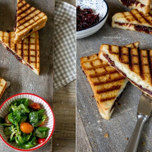 Rezept Sandwich mit Zwiebel-Chutney und Cheddar