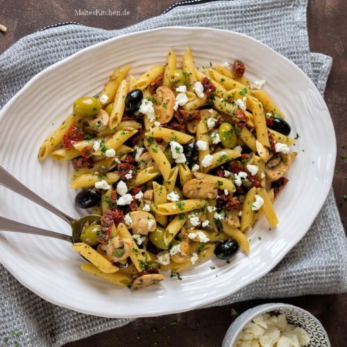 Rezept Antipasti Salat mit Schafskäse