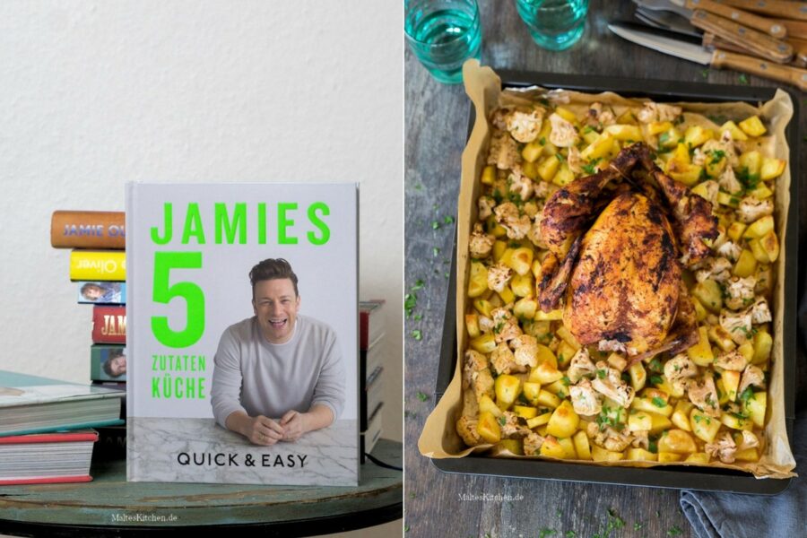 Kochbuch Rezension Jamie Oliver 5 Zutaten Küche