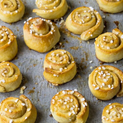 Rezept für Zimtschnecken mit Hagelzucker
