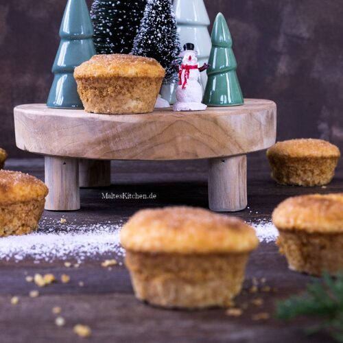 Rezept für Buttermilch Muffins mit Zimt und Zucker