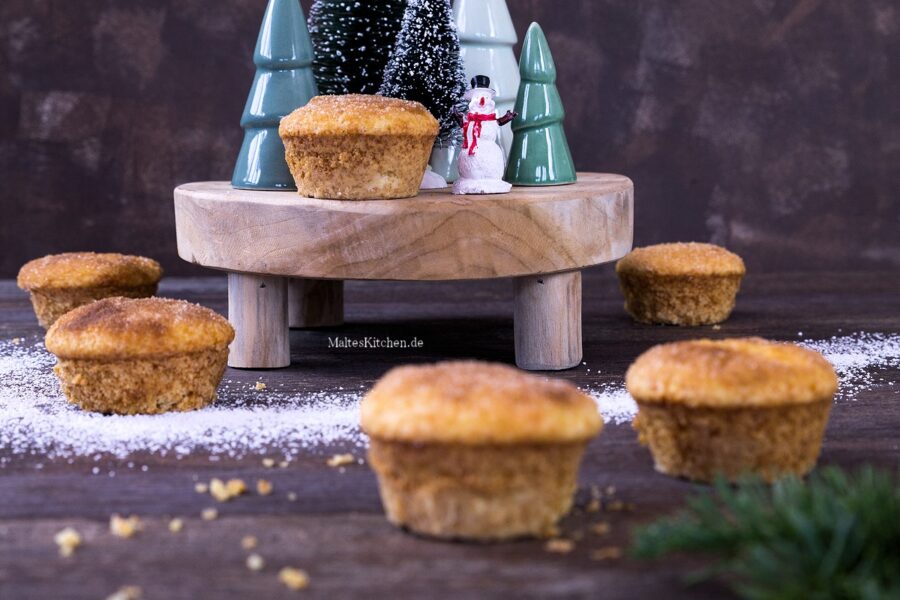 Rezept für Buttermilch Muffins mit Zimt und Zucker