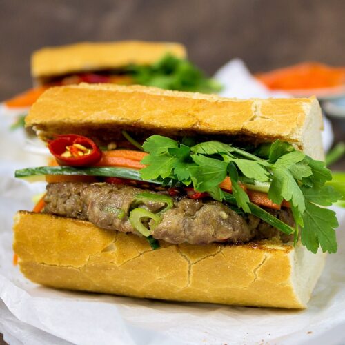 Rezept Banh Mi mit Hackfleisch