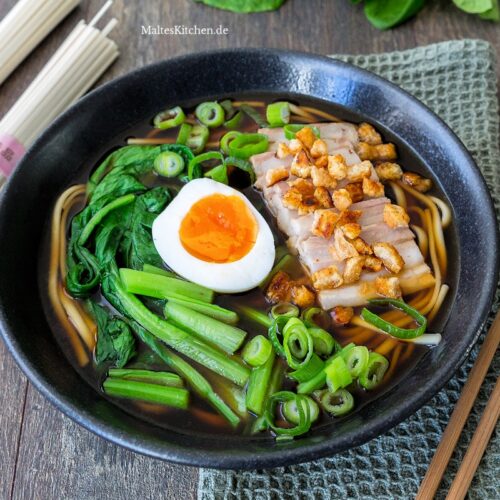Rezept Shoyu-Ramen mit Schweinebauch