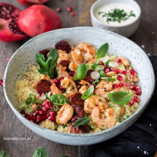 Rezept White Tiger Ganelen mit Chorizo und Couscous