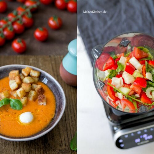 Rezept für eine erfrischende Gazpacho