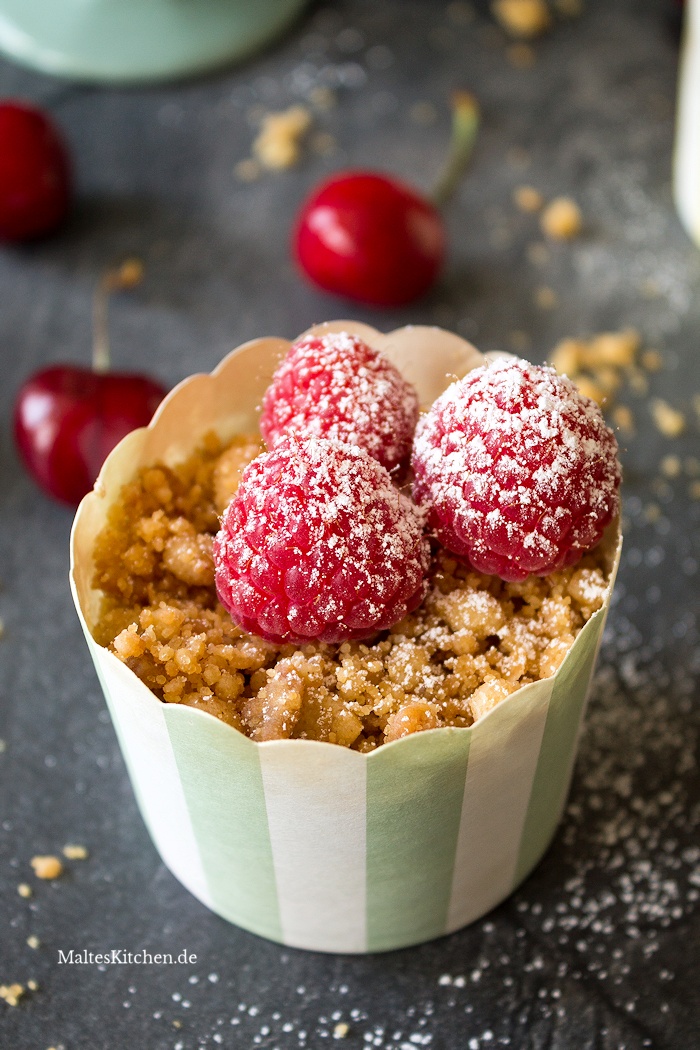 Cheesecake Cupcakes mit Zimt-Streusel