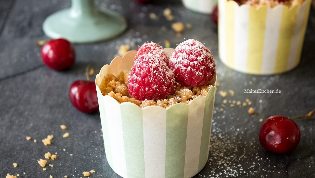 Rezept für leckere Cheesecake Cupcakes mit Himbeeren