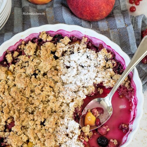 Bunter Beeren Crumble