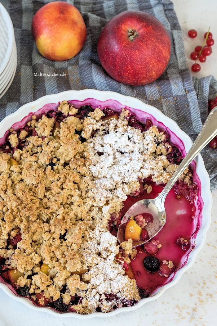 Bunter Beeren Crumble