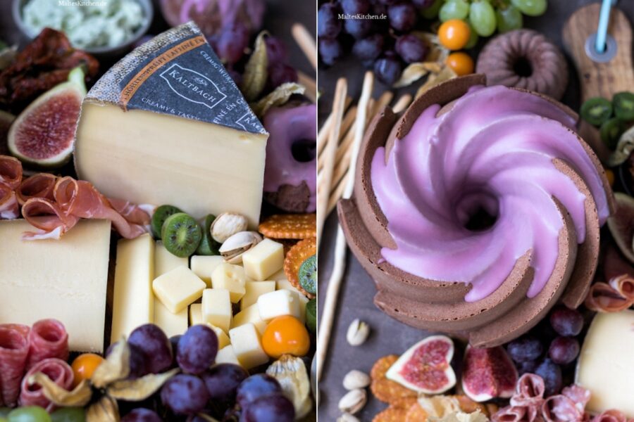 Rezept für einen Rotwein-Gugelhupf mit Rotwein-Glasur