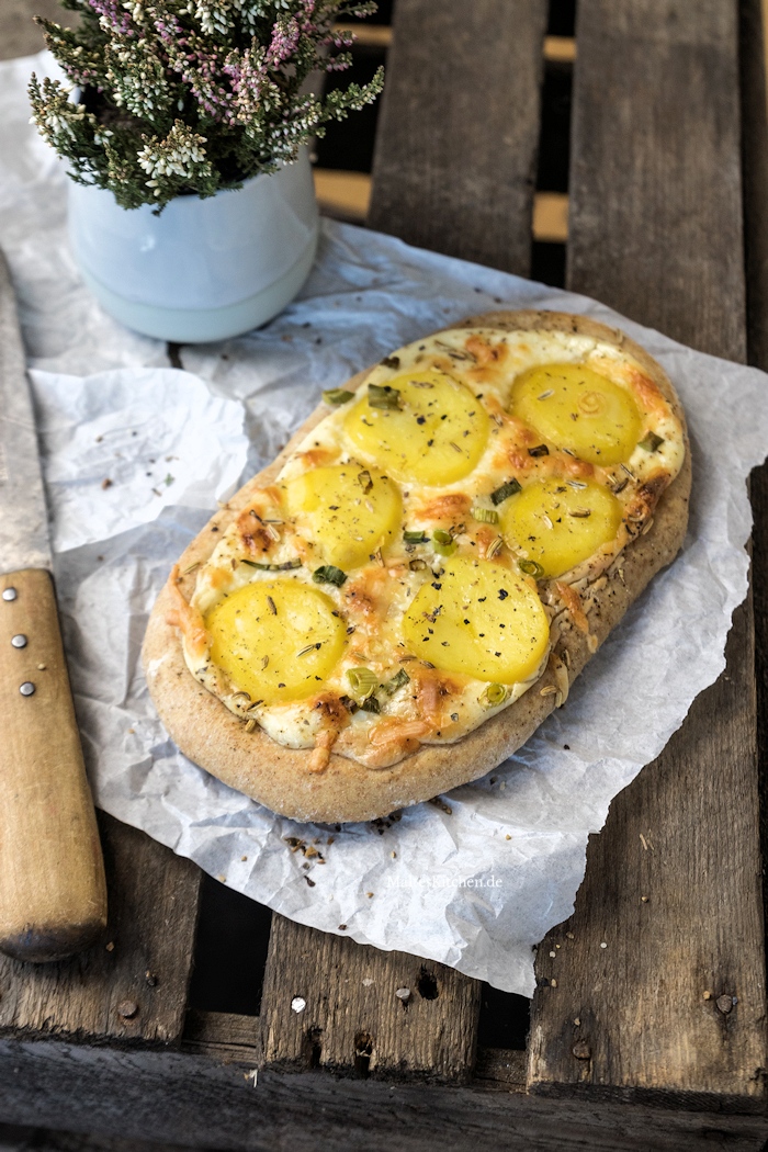 Herzhafte Fladenbrote mit Kartoffeln