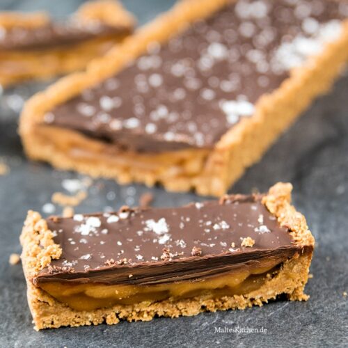 Schokoladentarte mit Keksboden