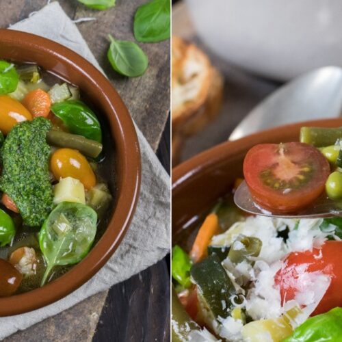 Rezept Minestrone Gemüsesuppe