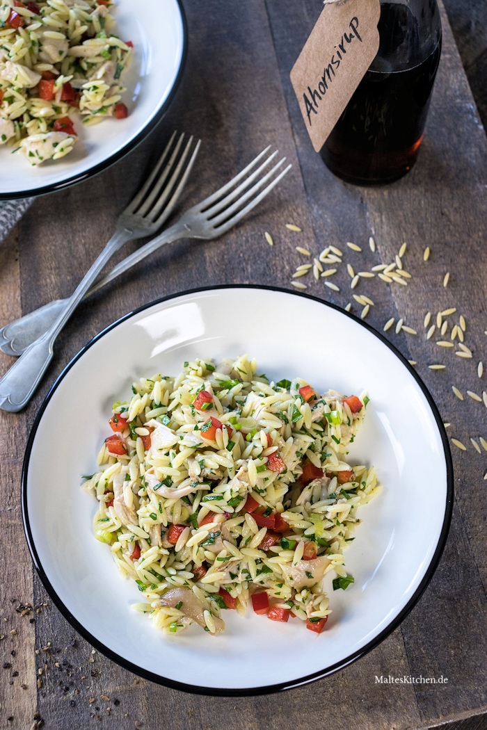 Schnell gemacht und lecker. Hähnchensalat.