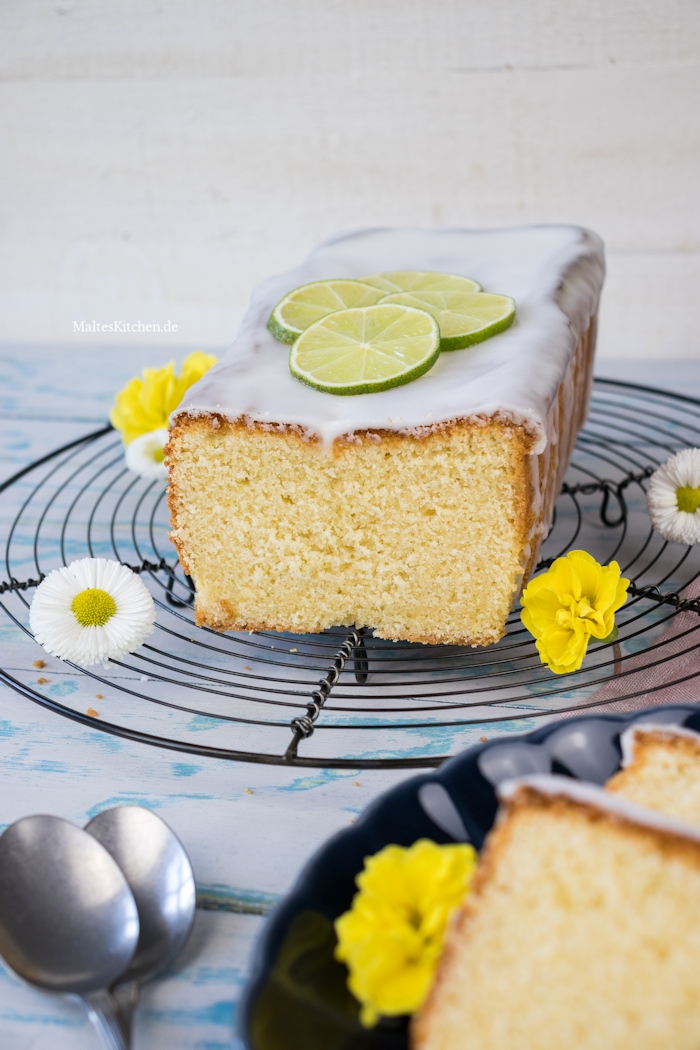 Rührkuchen mit Limette