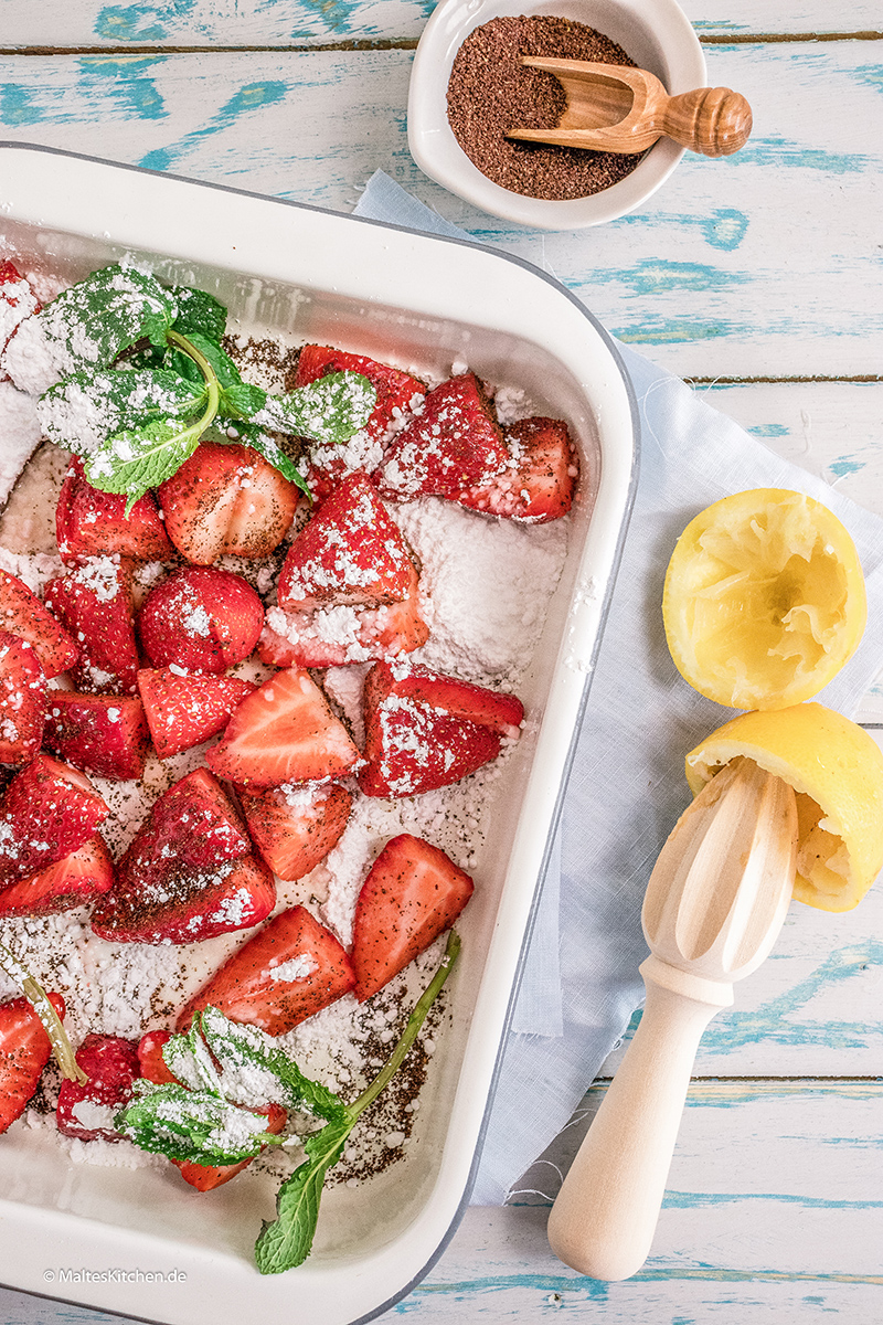 Erdbeeren aus dem Backofen