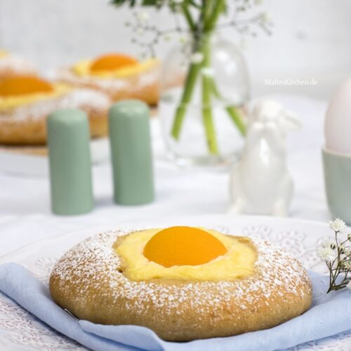 Spiegeleier mit Puddingfüllung