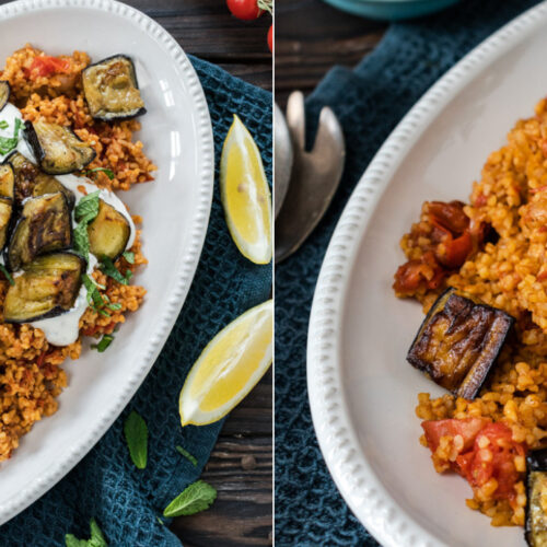 Rezept Couscous mit Auberginen