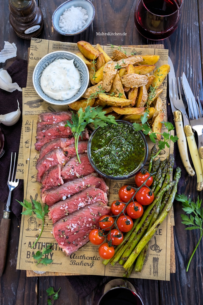 Gegrilltes Tomahawk Steak von Château Boeuf