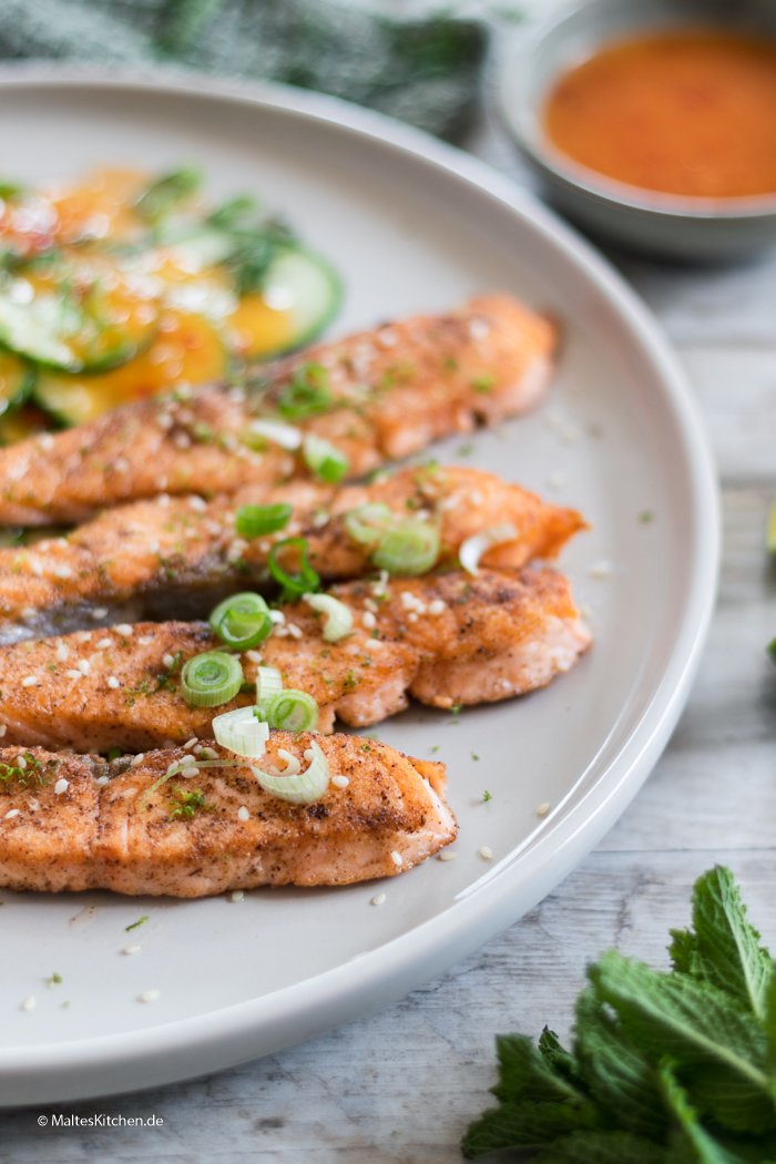 Lachs mit 5-Gewürze-Pulver