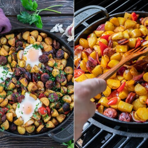 Rezept Frühstückspfanne vom Grill