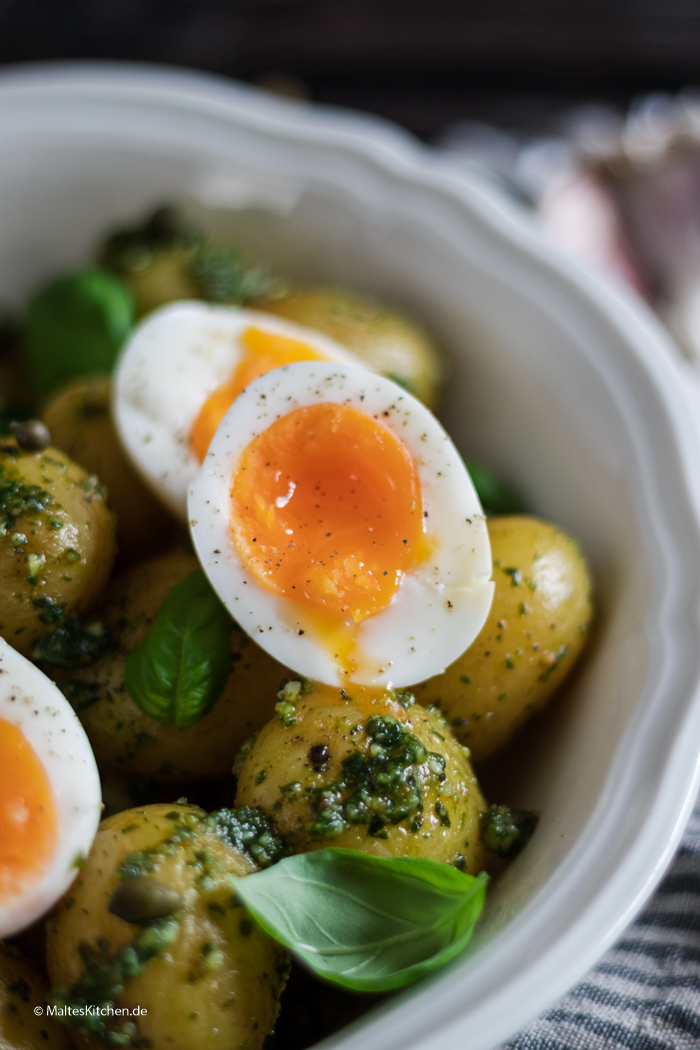 Kartoffelsalat mit Eiern