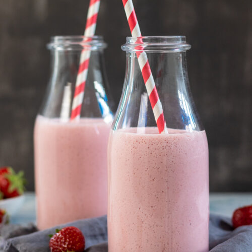 Erdbeer-Buttermilch-Shake