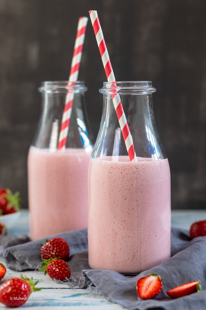 Erdbeer-Buttermilch-Shake