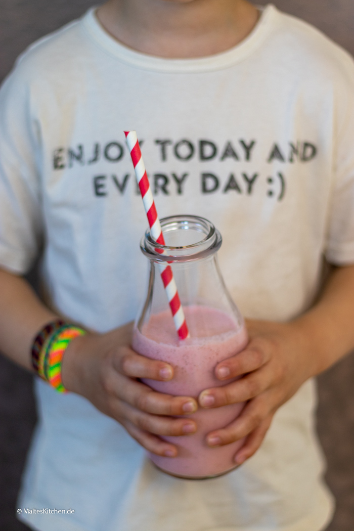Erdbeer-Buttermilch-Smoothie