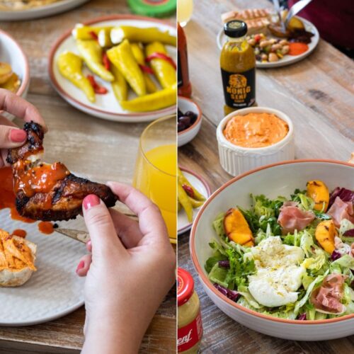 Chicken Wings und Schweinefilet