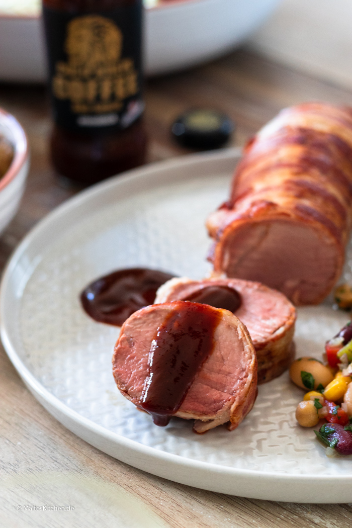 Schweinefilet mit Cold Brew Coffee BBQ-Sauce
