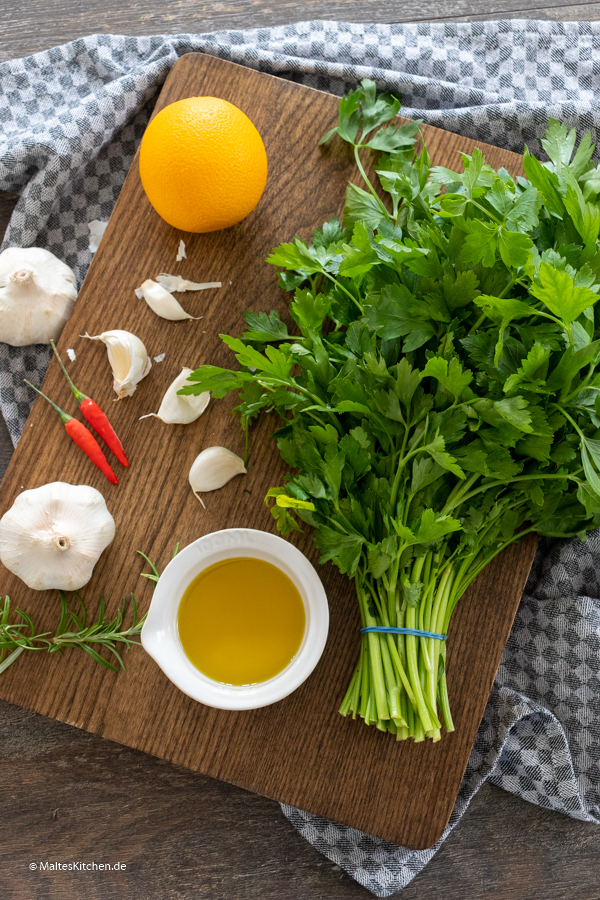 Gremolata für den Lammrücken