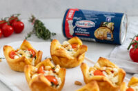 Rezept Knack&Back Körbchen aus Pizzaschneckenteig