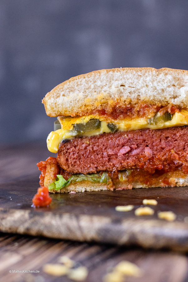 Der Wonder Burger im Anschnitt