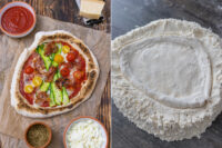Selbstgemachte Pizza Neapolitana