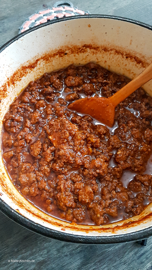 Bolognese muss lange köcheln