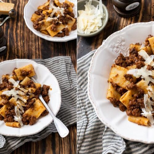 Rezept für ein Ragout alla Bolognese