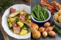 Rezept für einen deftigen Birnen, Bohnen und Speck Eintopf