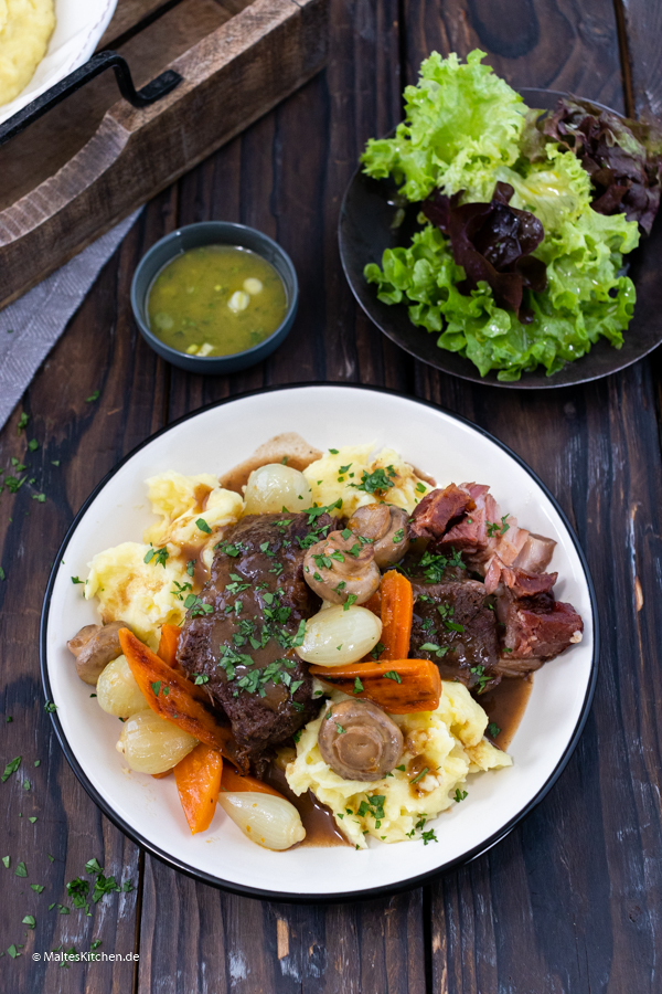 Butterzartes Boeuf Bourguignon