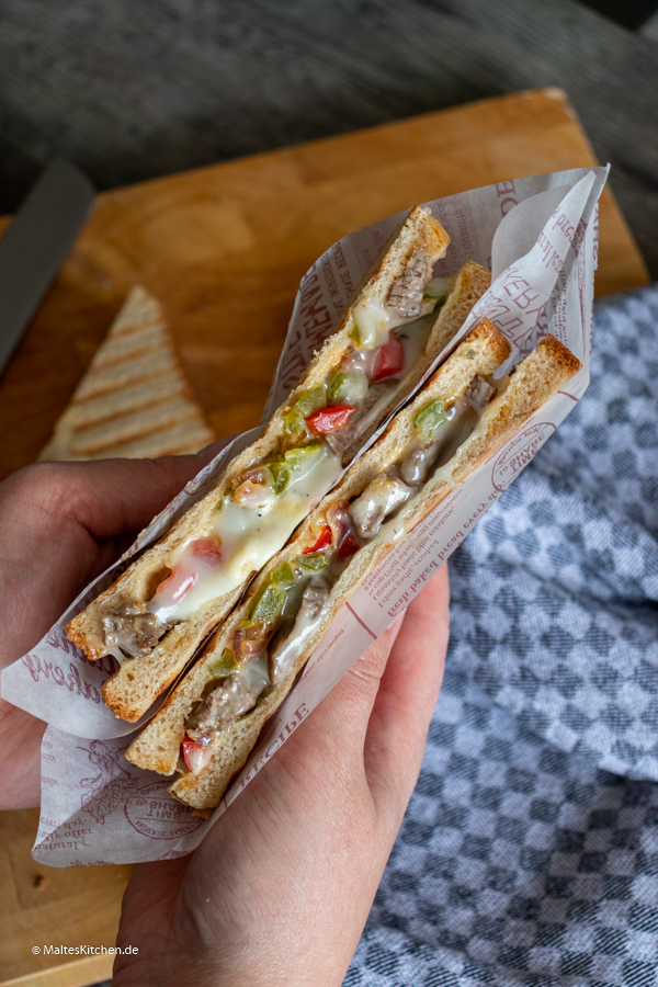 Super leckeres Steak-Sandwich