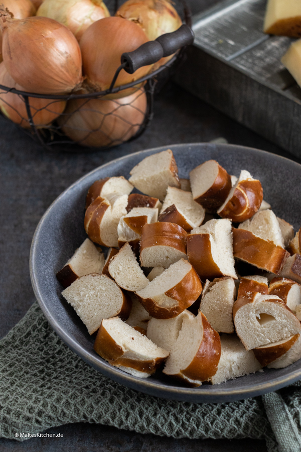 Laugenbretzel-Croutons