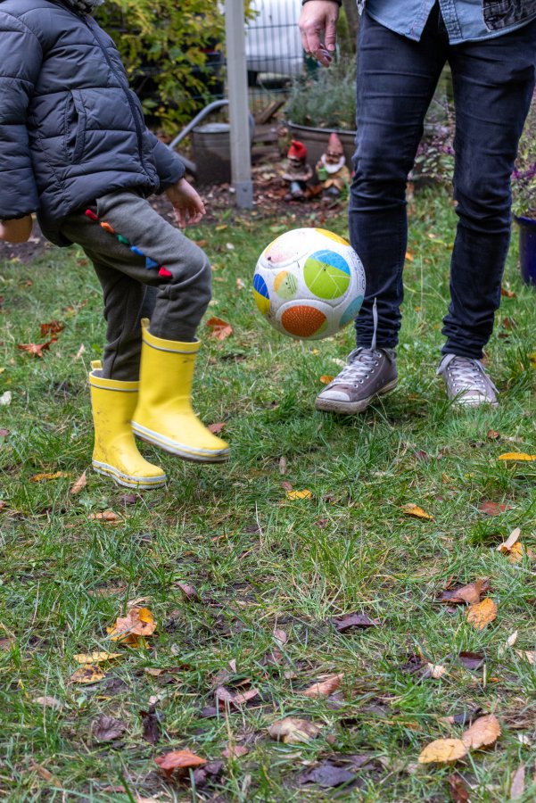 Der Fußball aus dem Gewinnspiel Paket